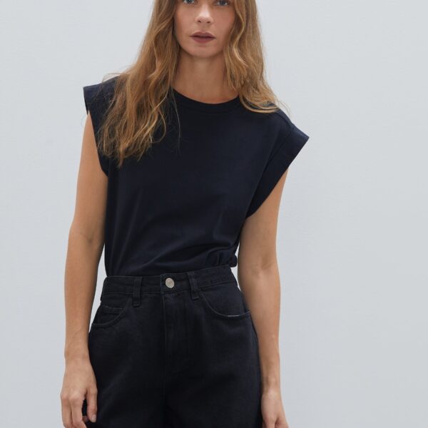 Shorts Jeans Essential - Preto