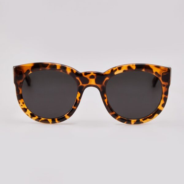 Óculos de Sol Gatinho Redondo Grande Acetato Reciclado - Tartaruga