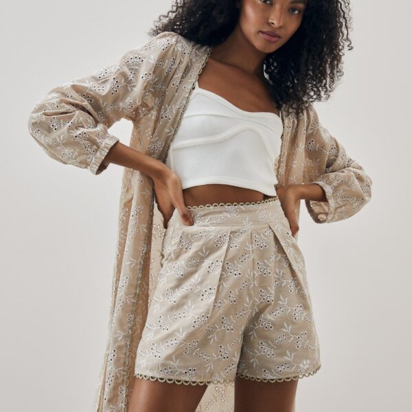 Top Cropped de Tricot - Branco