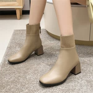 Bota Feminina Salto Bloco